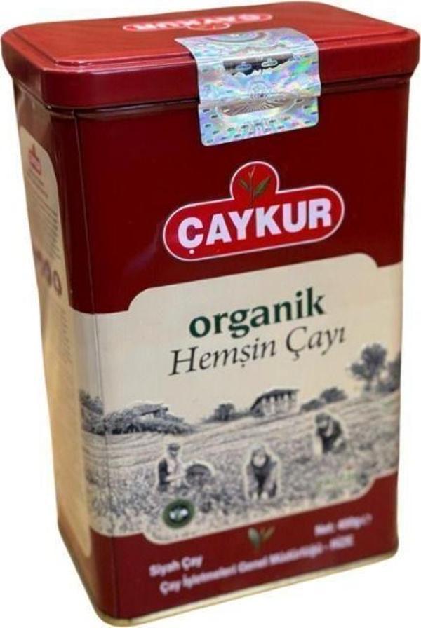 Çaykur Hemşin Organik Çayı 400 gr Teneke Kutu - Image 1