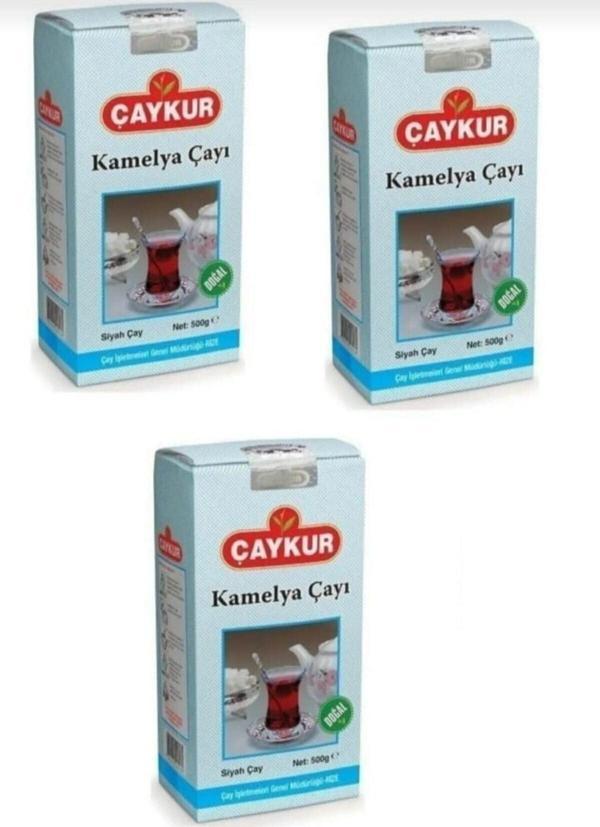 Çaykur Kamelya Çayı 500g X 3 - Image 1