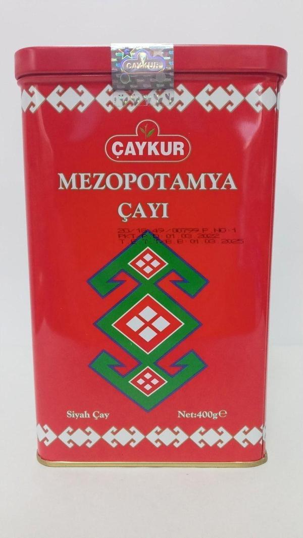 Çaykur Mezopotamya Çayı Teneke Kutu 400 Gr - Image 1