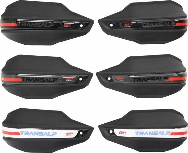 Gp Kompozit Honda Xl750L Transalp 2023-2024 Uyumlu Plastik Elcik Koruma Siyah Gri - Image 1