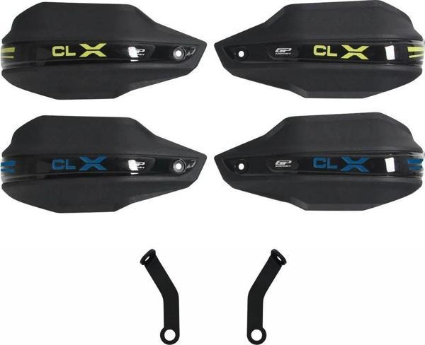 Gp Kompozit Cf Moto 250 Cl-X 2022-2024 Uyumlu Plastik Elcik Koruma Siyah Mavi - Image 1