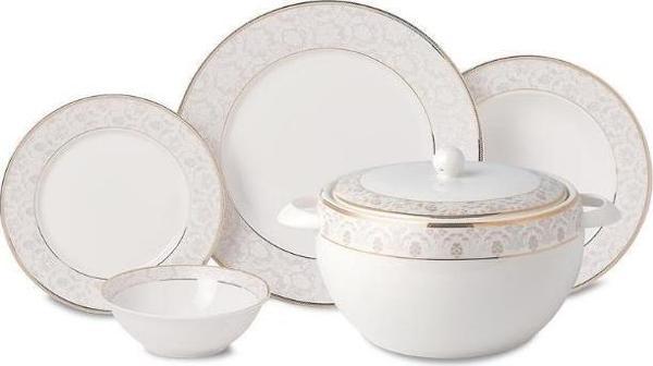 Korkmaz Perla Coll. 60 Parça Yemek Takımı (Yuvarlak) A8366 - Image 1