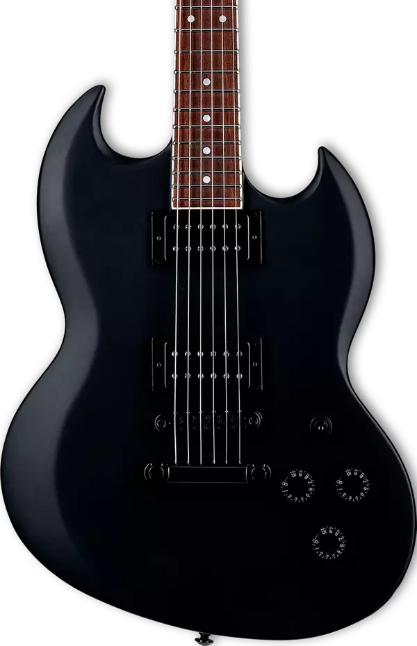 ESP LTD VOLSUNG-200 BLKS Lars Frederiksen Signature Elektro Gitar - Image 1