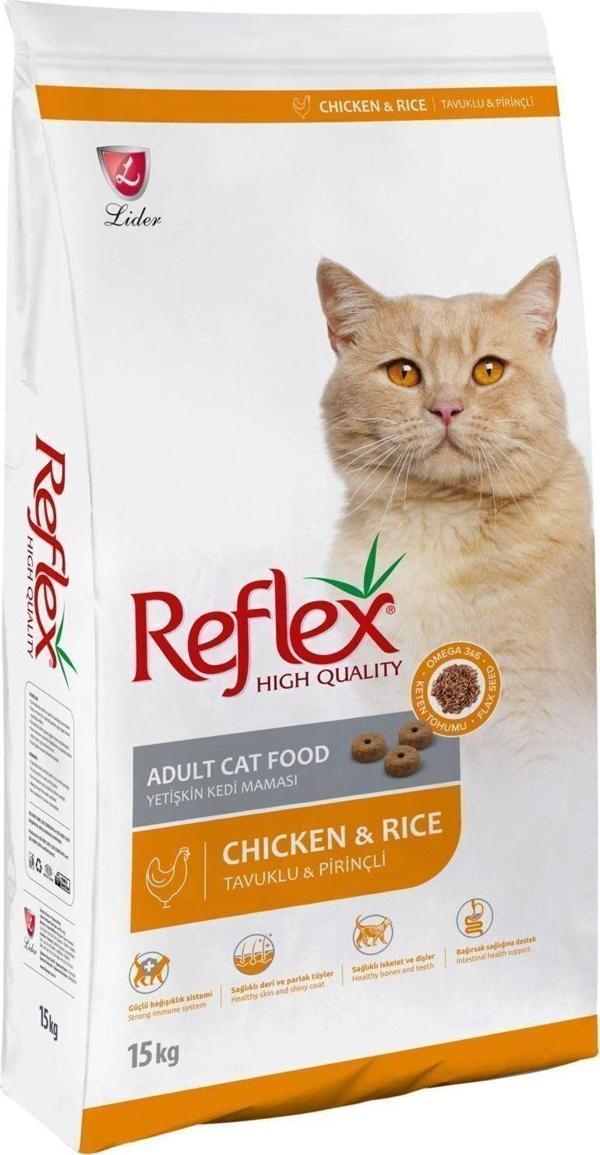 Reflex Tavuklu Yetişkin Kedi Maması 15kg - Image 1