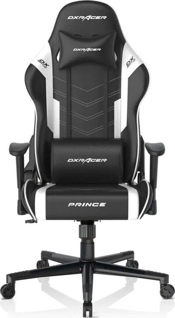 DXracer Prince Serisi L Siyah Beyaz Oyuncu Koltuğu - Image 1