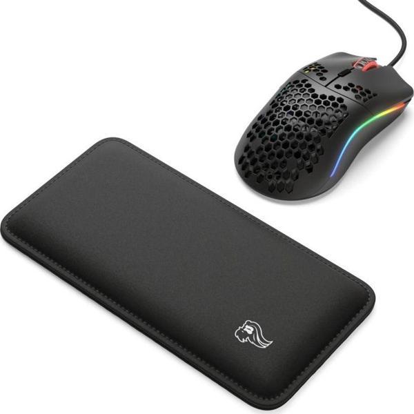 Glorious Ergonomik 20x10cm Kumaş Siyah Mouse Bilek Desteği 19mm - Image 1