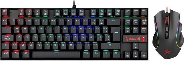 REDRAGON K552-rgb-ba %60 Mekanik Tr Q Klavye & M607-rgb 7200 Dpı Mouse Combo Set - Image 1