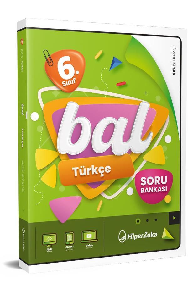 Hiper Zeka Yayınları 6. Sınıf Türkçe Bal Soru Bankası - Hiper Zeka - Image 1