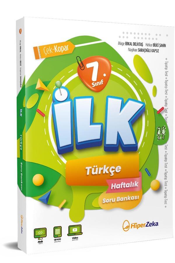 Hiper Zeka Yayınları 7. Sınıf Türkçe İlk Haftalık Soru Bankası - Hiper Zeka - Image 1