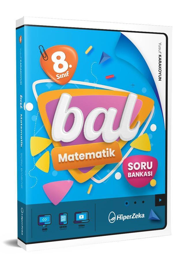 Hiper Zeka Yayınları 8. Sınıf Matematik Bal Soru Bankası - Hiper Zeka - Image 1