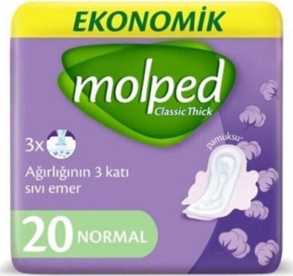 Molped Classic Thick Ekonomik Normal 20'Li X 2 Adet - Image 1