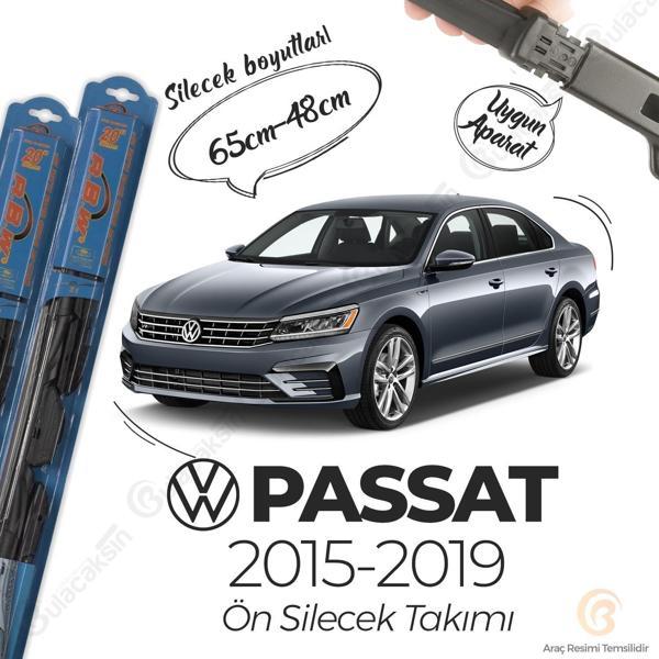 RBW Hybrid Ön Silecek Takımı VW Passat B8 2015-2018 ile uyumlu - Image 1