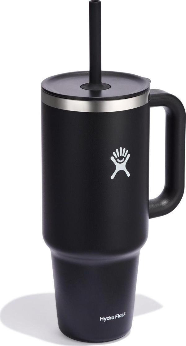 HYDRO FLASK HF-TT40PS001 1182ML 40OZ SEYAHAT BARDAGI SIYAH - Image 1