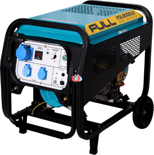 FULL Jeneratör FDL 8000LE Motor Dizel - İpli / Marşlı (220V Monofaze) - Image 1