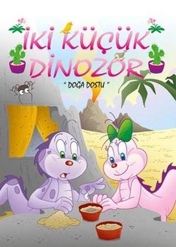Doğa Dostu-İki Küçük Dinozor - Mor Elma Yayıncılık - Image 1