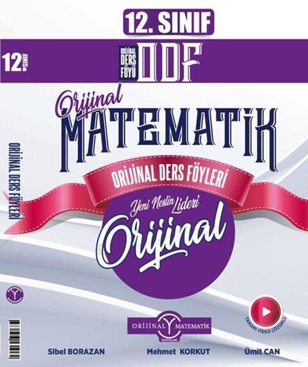 12. Sınıf Matematik ODF Orijinal Ders Föyleri Orijinal Mikro - Orijinal Yayınları - Image 1