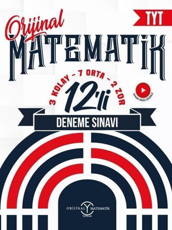 TYT Matematik 12 li Deneme Sınavı Orijinal Yayınları - Orijinal Yayınları - Image 1