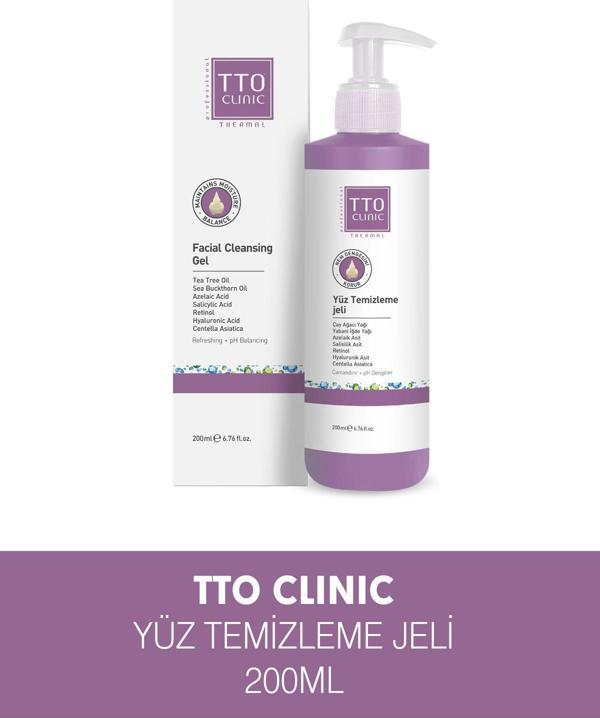 TTO CLINIC Yüz Temizleme Jeli 200 ML - Image 1