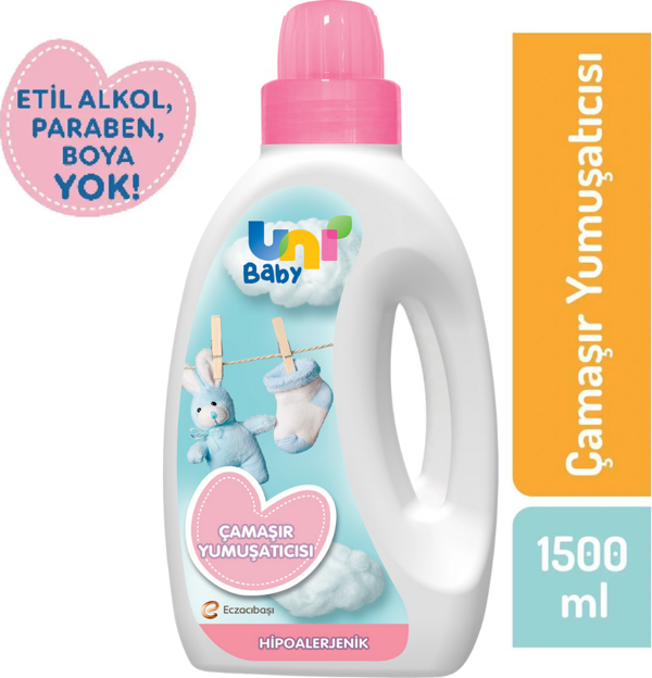 Uni Baby Çamaşır Yumuşatıcı, Hipoalerjenik, 1500 ml. - Image 1