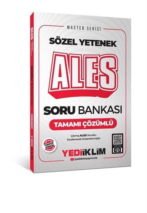 2025 ALES Sözel Yetenek Tamamı Çözümlü Soru Bankası - Yediiklim Yayınları - Image 1