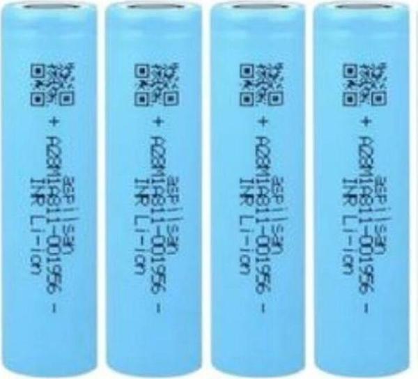 Aspilsan INR18650A28 - 3.7V 2900 mAh Li-ion Şarjlı Pil - 25A 4 Lü Paket - Image 1