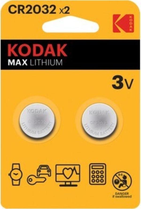 DİMAHOME Kodak 2li 2032 Para Pil - Image 1