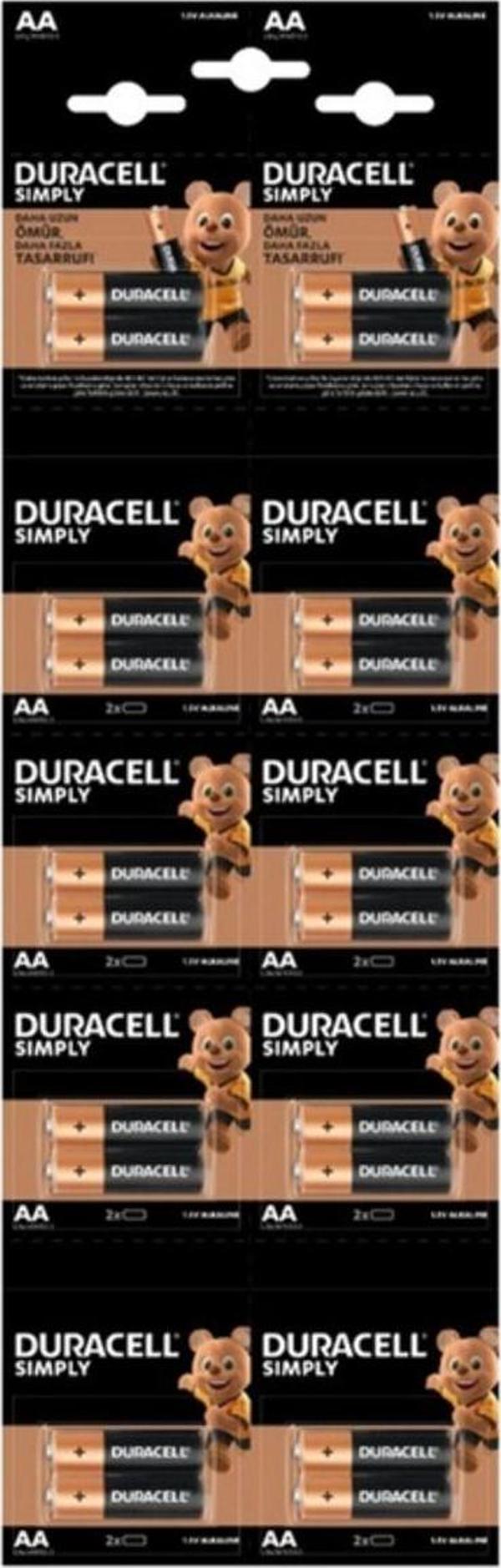 İndirim Xpress DURACELL AA KARTELA PİL 20Lİ - Image 1
