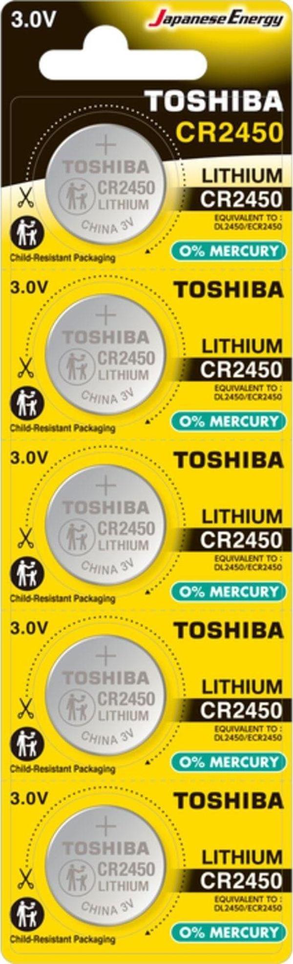 Ozfat TOSHIBA CR 2450 LITHIUM 5Lİ PİL (0) - Image 1