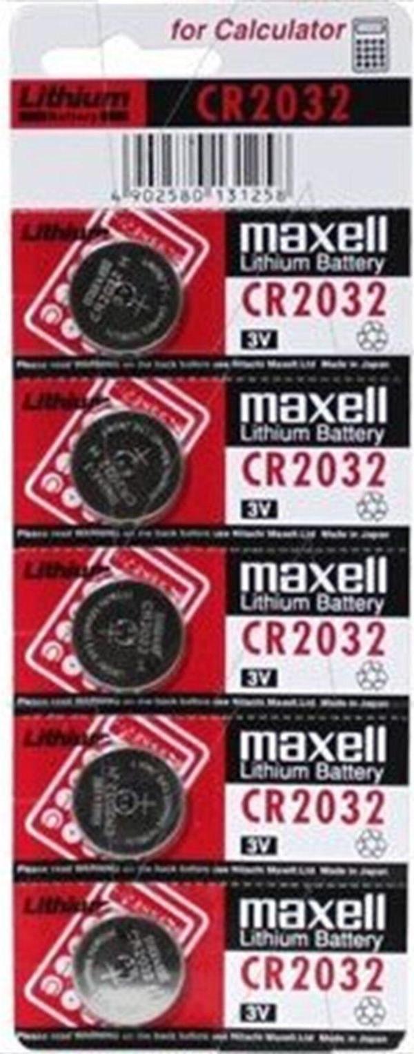 Tnl Maxell Cr2032 3v Lityum Para Pil 5'li Blister - Image 1