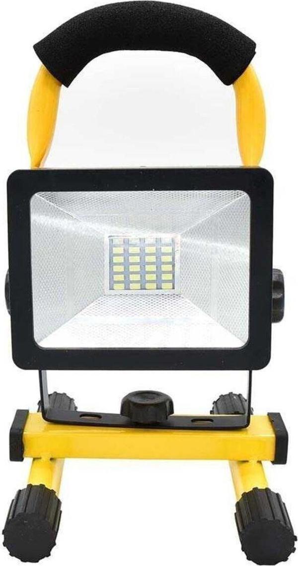 Watton Wt-329 30w Şarjlı Outdoor Led Projektör Ayaklı Fener - Image 1
