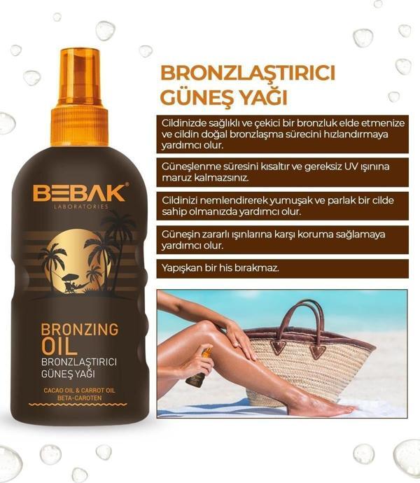 Bebak Bronzlaştırıcı Yağ 0 Spf 150 Ml - Image 1