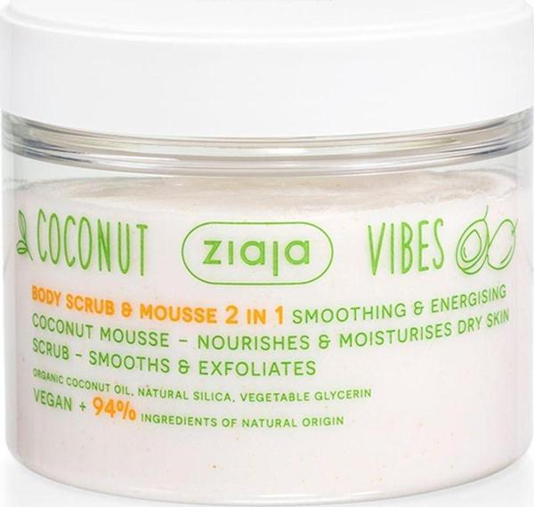 ziaja Coconut & Orange Vibes Vücut Scrub & Köpüğü 270 ml - Image 1