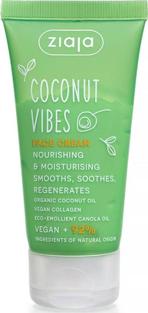 ziaja Coconut Vibes Besleyici ve Nemlendirici Yüz Kremi 50 ml - Image 1