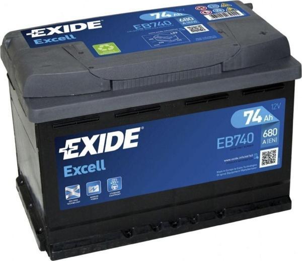 Exide 74 Ah 680 A(en) Akü - Image 1
