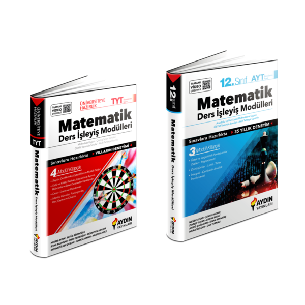 Aydın Yayınları    12.sınıf Matematik  & Tyt Matematik Ders İşleyiş  Modülleri - Aydın Yayınları - Image 1