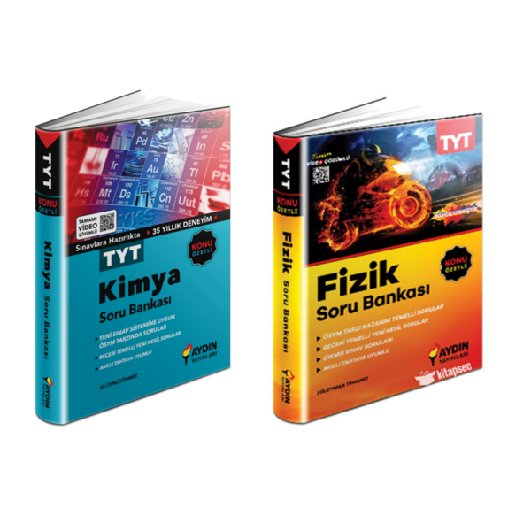 Aydın Yayınları    Tyt Kimya & Fizik  Soru Bankaları - Aydın Yayınları - Image 1