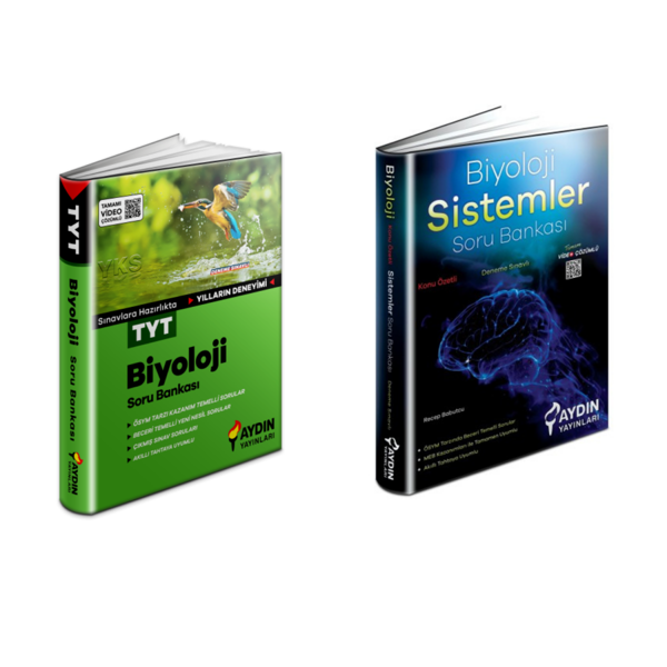 Aydın Yayınları   Tyt  Biyoloji & Sistemler Soru  Bankaları - Aydın Yayınları - Image 1