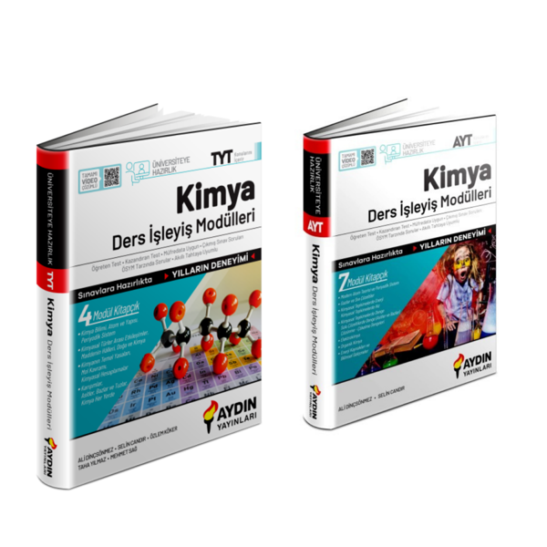 Aydın Yayınları   Tyt & Ayt Kimya  Ders İşleyiş Modülülleri - Aydın Yayınları - Image 1