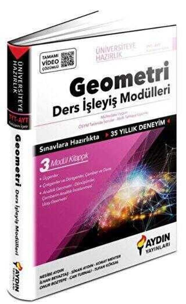 Aydın Yayınları   Üniversiteye Hazırlık Tyt - Ayt Geometri Ders İşleyiş Modülleri - Aydın Yayınları - Image 1