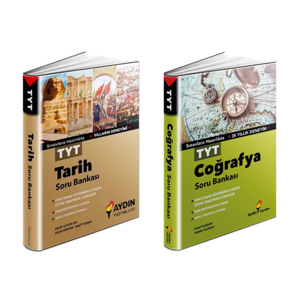 Aydın Yayınları  Tyt  Coğrafya &  Tarih Soru Bankaları - Aydın Yayınları - Image 1
