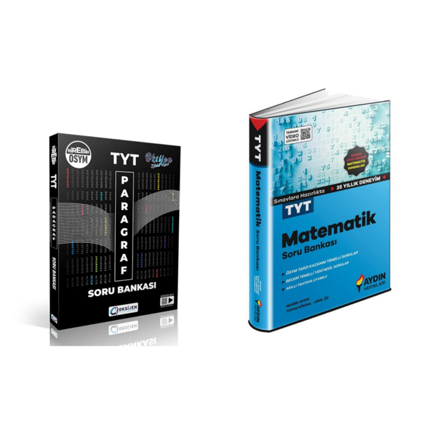 Aydın Yayınları  Tyt  Matematik & Oksijen Parağraf Soru  Bankası - Aydın Yayınları - Image 1