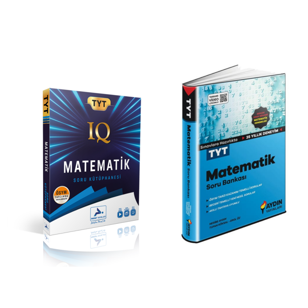 Aydın Yayınları  Tyt  Matematik & Tyt Iq Matematik Soru Bankası - Aydın Yayınları - Image 1
