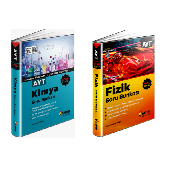 Aydın Yayınları Ayt  Fizik & Kimya   Soru Bankaları - Aydın Yayınları - Image 1