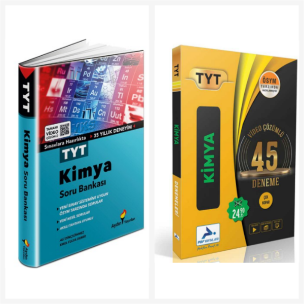 Aydın Yayınları Tyt Kimya Soru Bankası Ve Paraf Yayınları Tyt Kim - Paraf Yayınları - Image 1