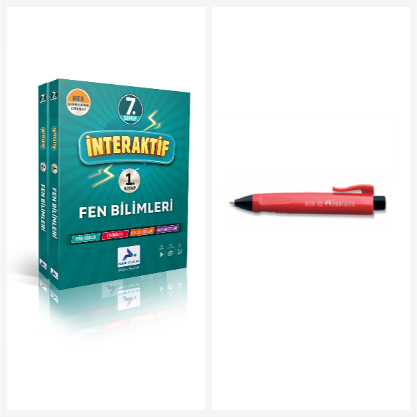 Paraf İnteraktif 7. Sınıf İnteraktif Fen Bilimleri Soru Kütüphanesi & Faber Castel Econ 0,7 Mm 1 Ade - Paraf Yayınları - Image 1