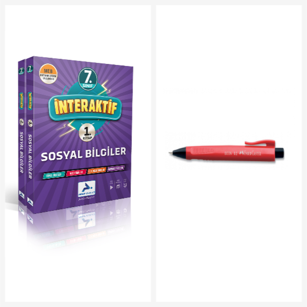 Paraf İnteraktif 7. Sınıf İnteraktif Sosyal Bilgiler Soru Kütüphanesi & Faber Castel Econ 0,7 Mm 1 A - Paraf Yayınları - Image 1