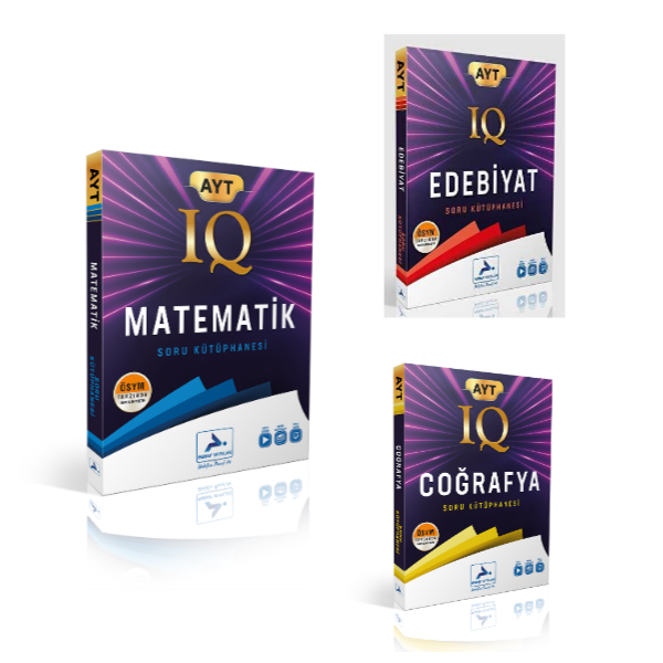 Paraf Iq Ayt Matematik - Coğrafya - Edebiyat Soru Kütüphanesi - Paraf Yayınları - Image 1