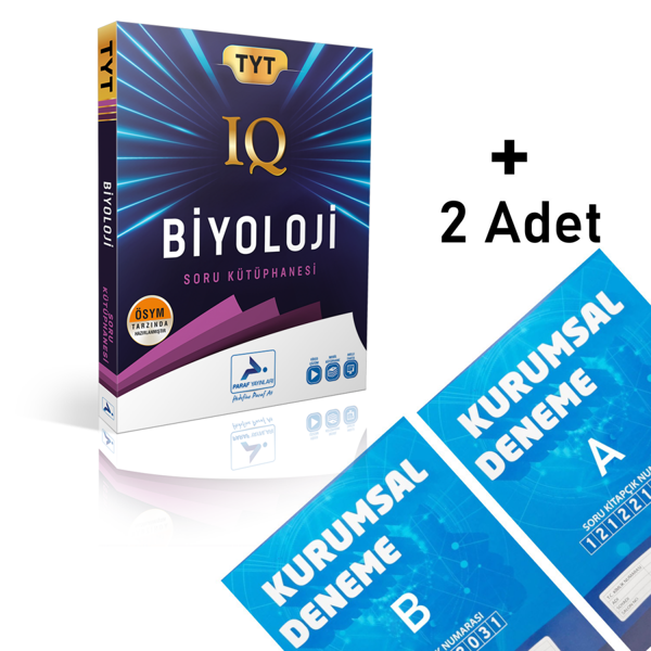 Paraf Tyt Iq Biyoloji Soru Kütüphanesi - Paraf Yayınları - Image 1