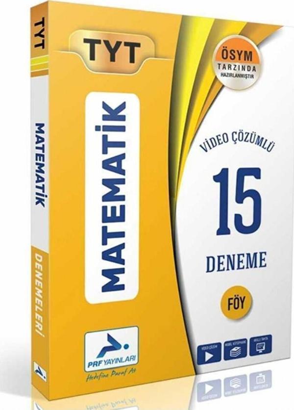 Paraf Tyt Matematik 15 Deneme - Paraf Yayınları - Image 1
