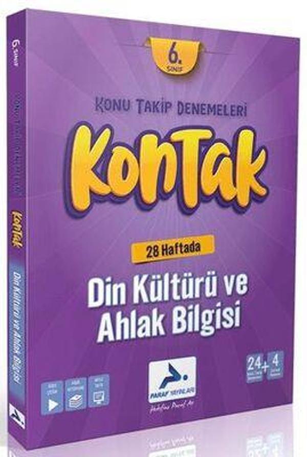 Paraf Yayınları 6. Sınıf Kontak Din Kültürü Ve Ahlak Bilgisi Denemeleri - Paraf Yayınları - Image 1